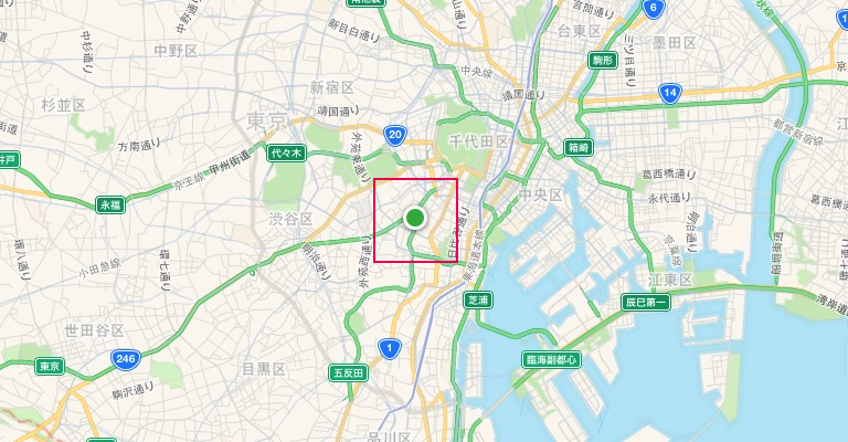 現在の位置